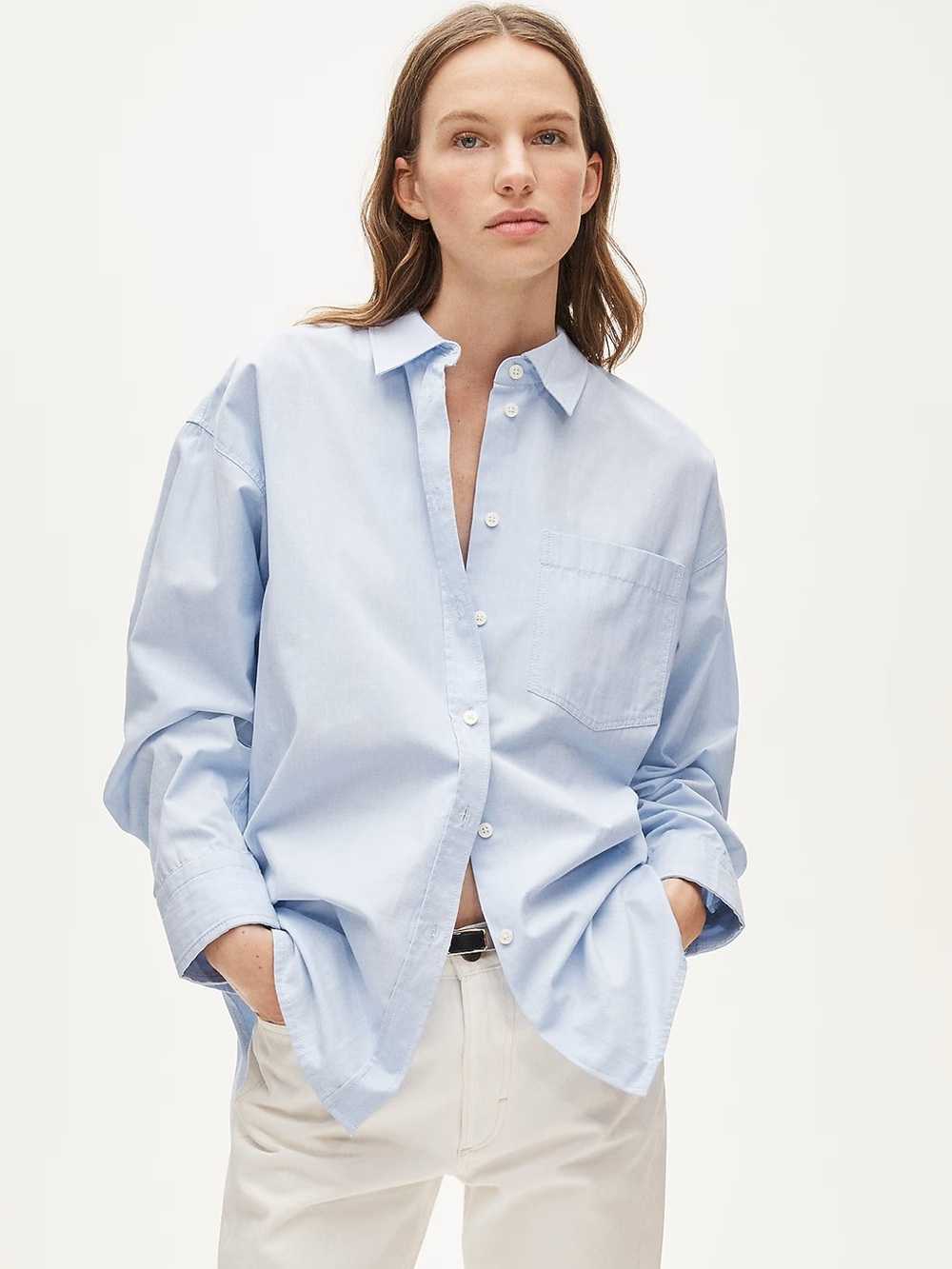 J. Crew Étienne Oversized Oxford Button Down Shirt